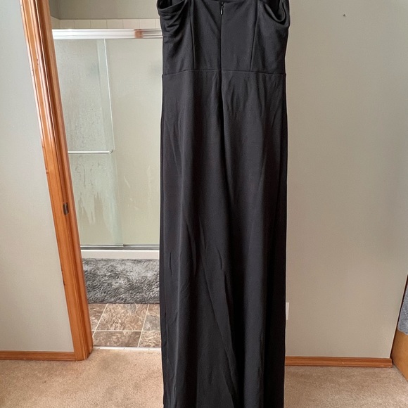 Birdy Grey Ash Crepe Dress Size Small Black - Picture 2 of 4